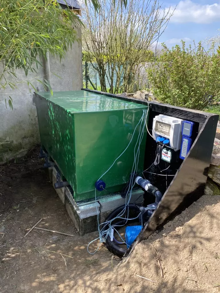 filtration à chambre pour bassin de 30m3